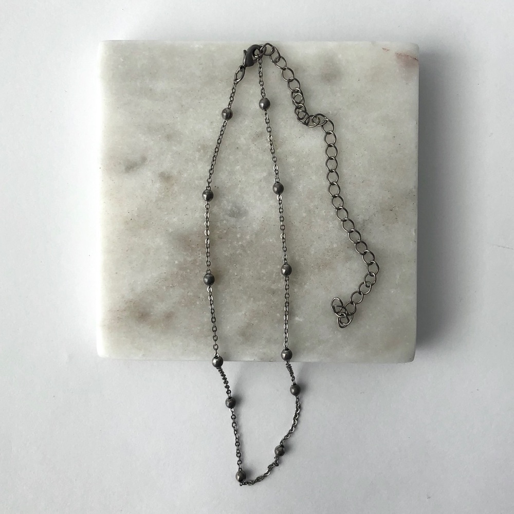AMERICAN APPAREL Silver Ball Chain